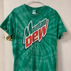 Mountain Dew Green Tie-Dye T-Shirt